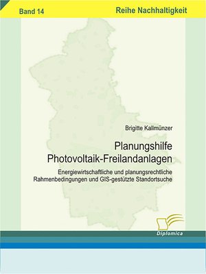 cover image of Planungshilfe Photovoltaik-Freilandanlagen